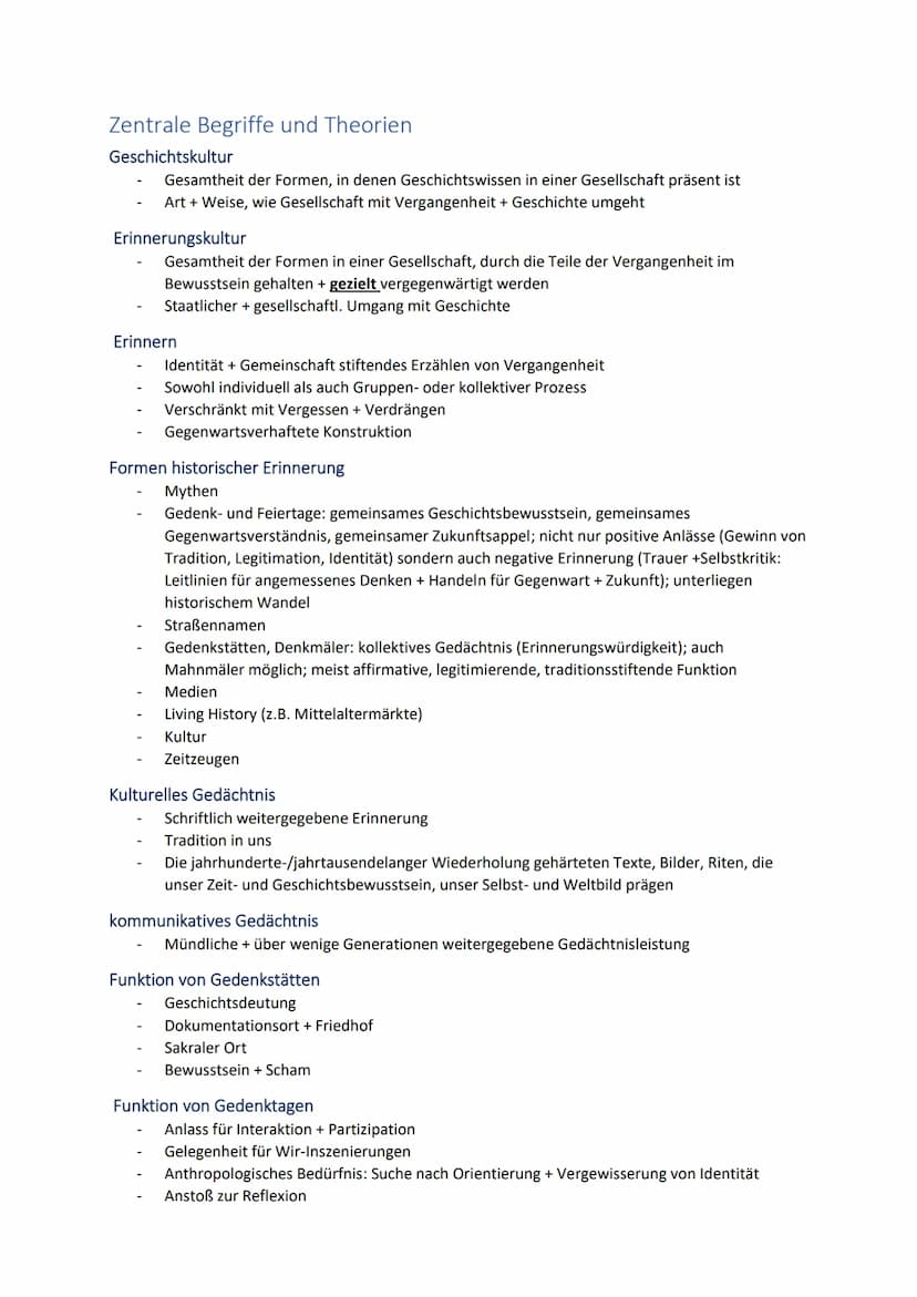 Geschichts- und Erinnerungskultur
Klausur Geschichte am 08.03.23
Hedwig Richter: Die Schlachten der Volksherrschaft. Über Gedenktage
und Dem