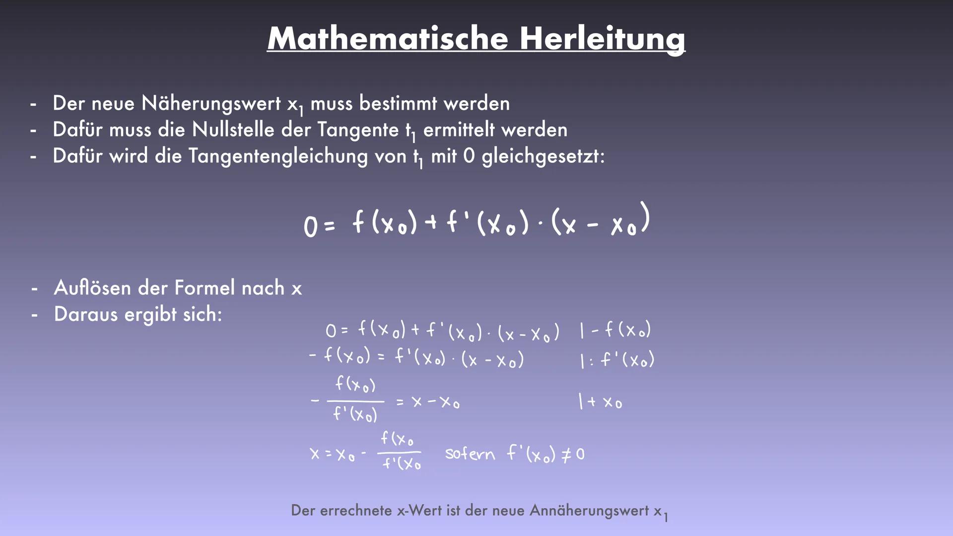 Das Newton Verfahren
Lara Definition
Erklärung
→
-
Grundlagen
Iterationsverfahren Definition
Konvergenz
Konvergenz Definition
→ Problem
Herl