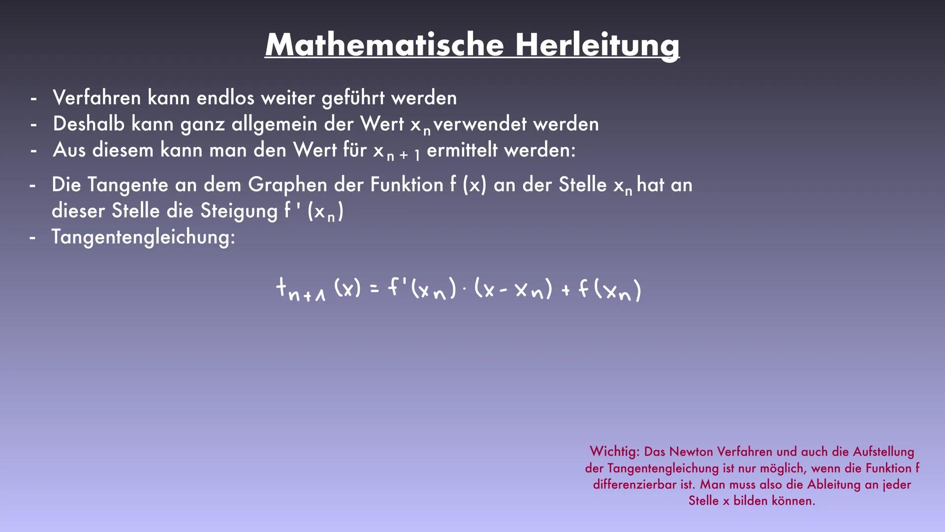 Das Newton Verfahren
Lara Definition
Erklärung
→
-
Grundlagen
Iterationsverfahren Definition
Konvergenz
Konvergenz Definition
→ Problem
Herl