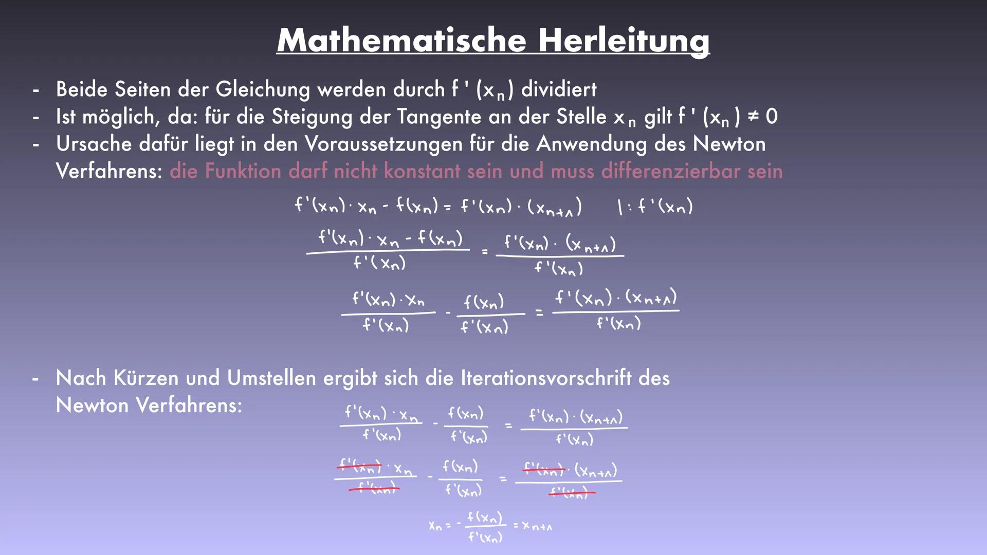 Das Newton Verfahren
Lara Definition
Erklärung
→
-
Grundlagen
Iterationsverfahren Definition
Konvergenz
Konvergenz Definition
→ Problem
Herl