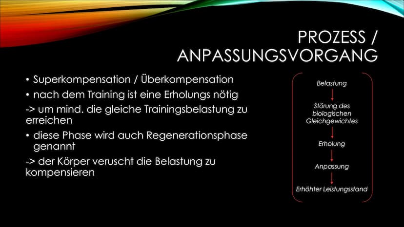 SPORT UND GESUNDHEIT 1. Allgemeine Informationen
2. Anpassungsvorgang des Körpers
3. Korrekte Ausführung
4. Auswirkungen
●
INHALT
Positive
N