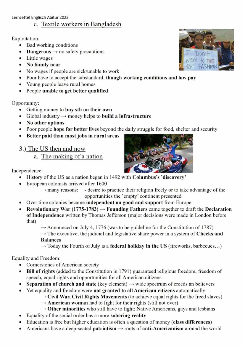 Lernzettel Englisch Abitur 2023
·mo
TALK
ENGLISH
8.HH.''S
VOCABULARY
LANGUAGE
STUDENT
ESSAY
=
WRITING
CONVERSATION
Englisch Abitur 2023
Lern