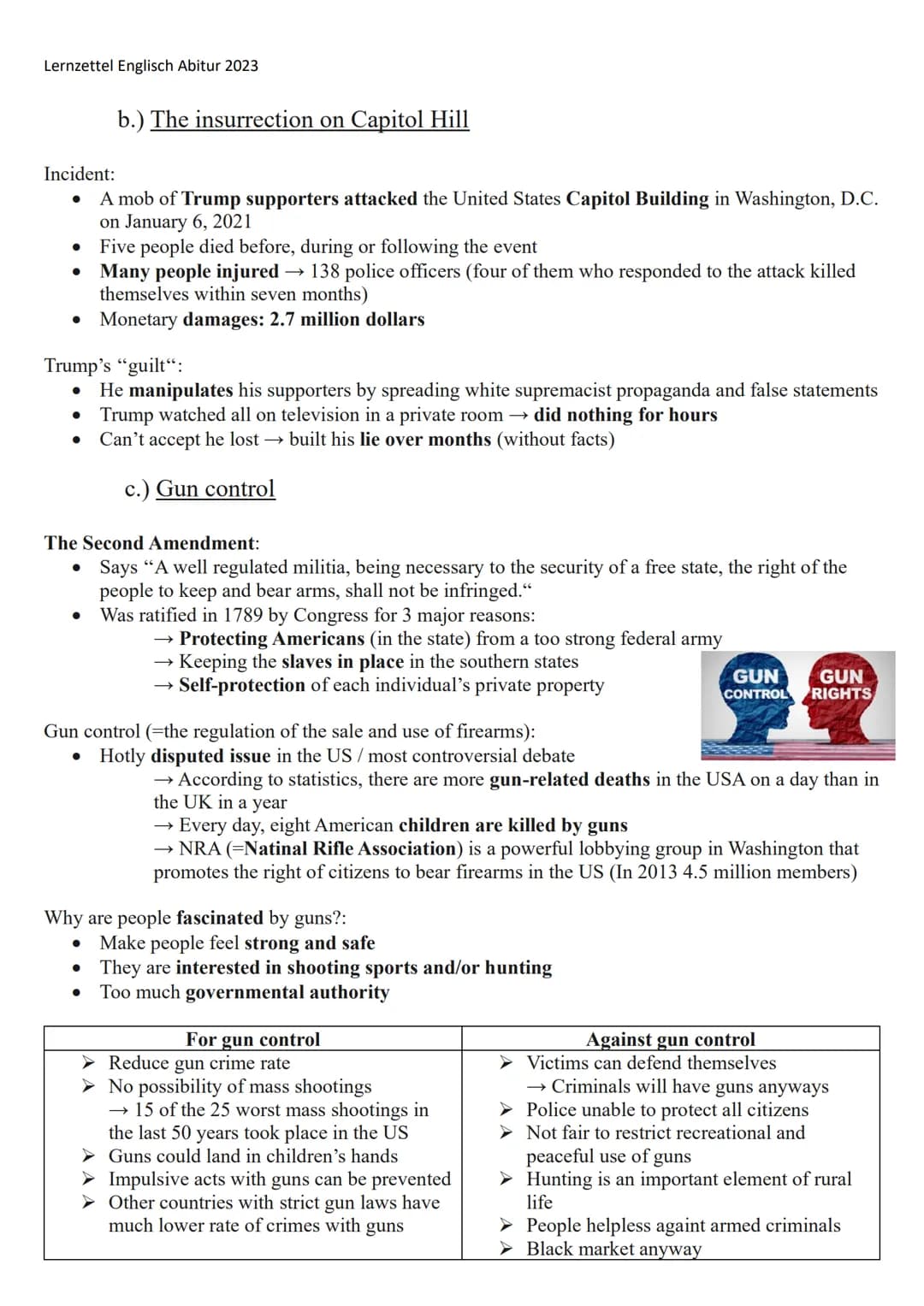 Lernzettel Englisch Abitur 2023
·mo
TALK
ENGLISH
8.HH.''S
VOCABULARY
LANGUAGE
STUDENT
ESSAY
=
WRITING
CONVERSATION
Englisch Abitur 2023
Lern