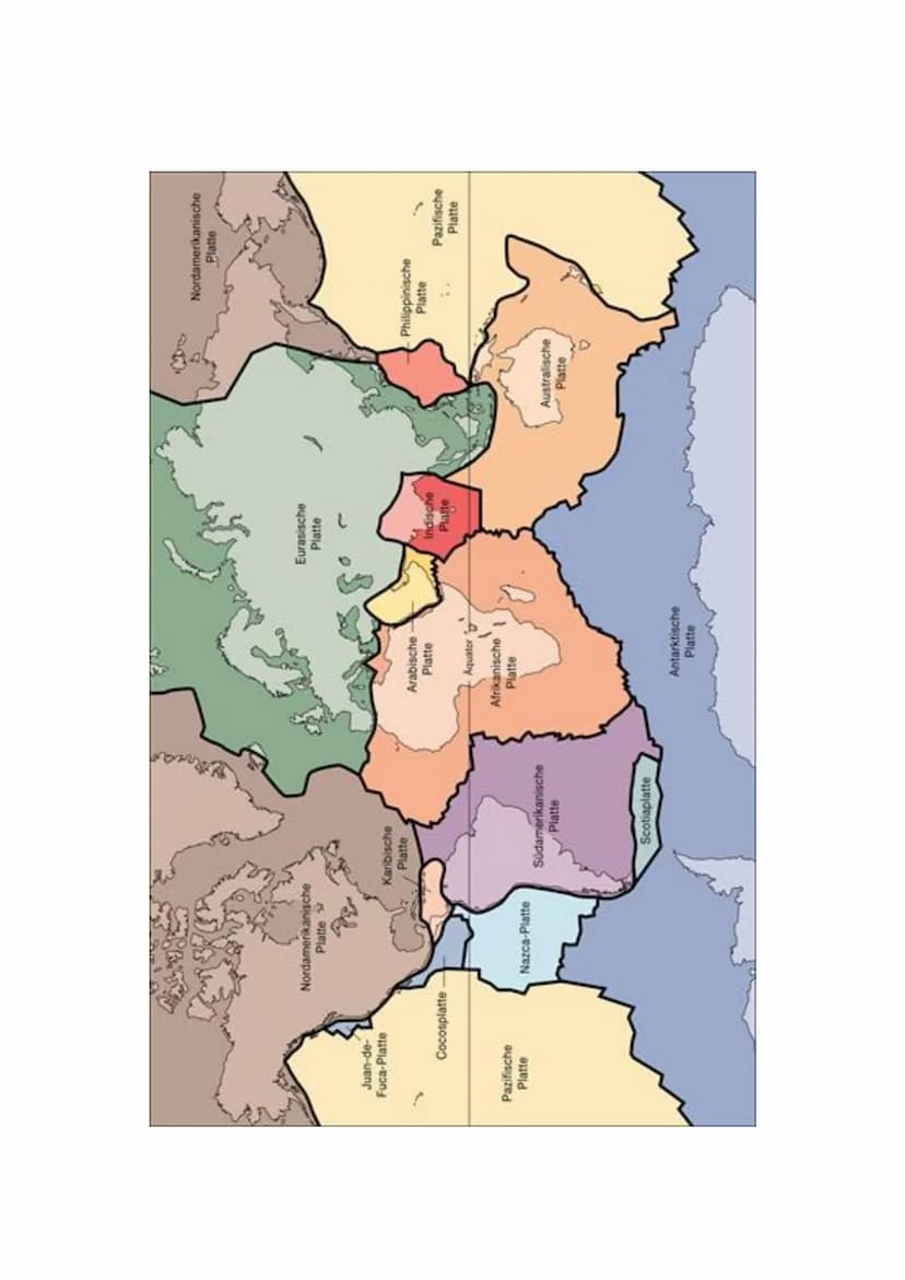 Physische Geografie/ Tektonik
a) Aufbau und Struktur des Erdkörpers
o Schalenbau der Erde
O
O
O
O
Erdschale
Erdkruste
Oberer Erdmantel
Unter