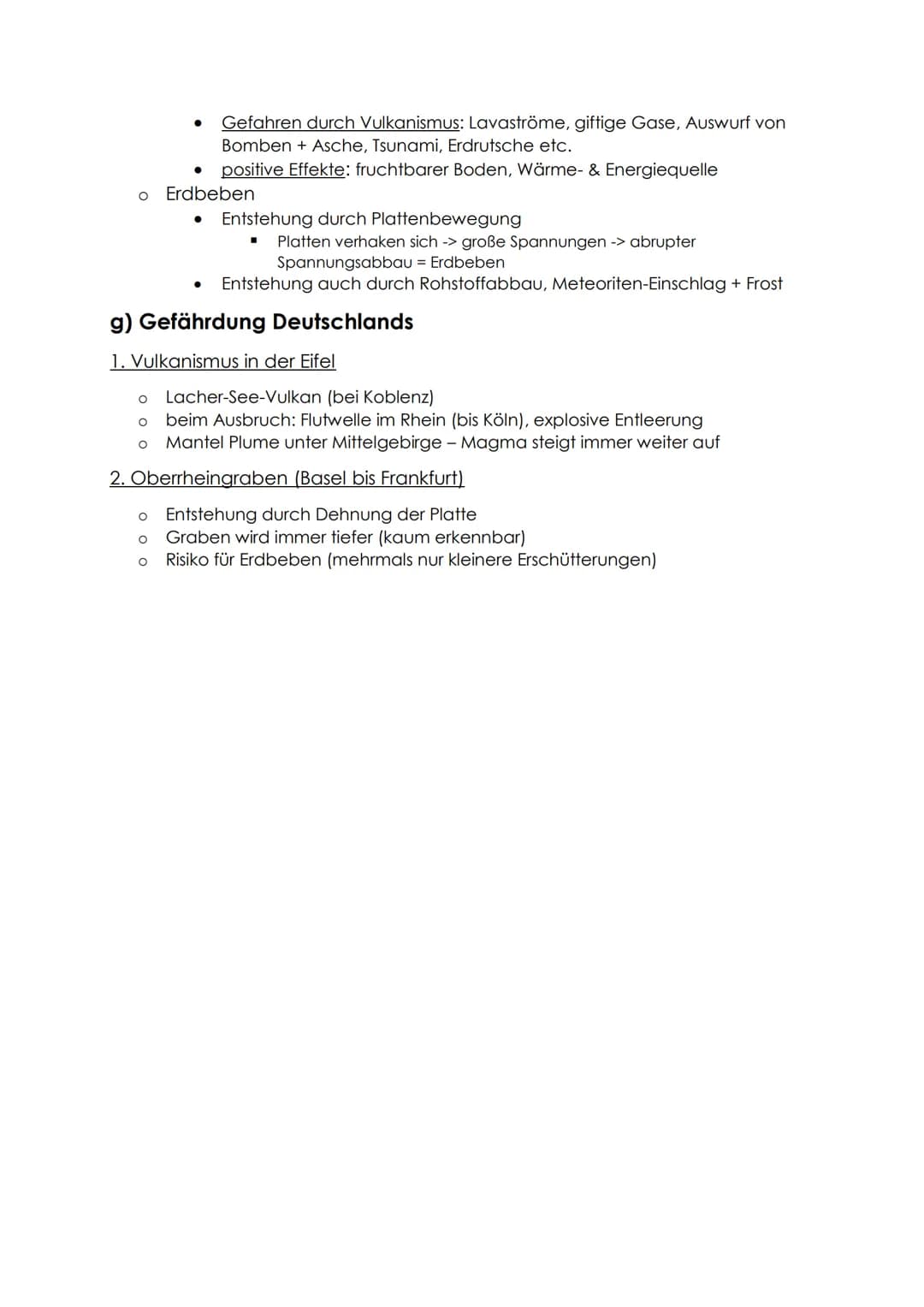 Physische Geografie/ Tektonik
a) Aufbau und Struktur des Erdkörpers
o Schalenbau der Erde
O
O
O
O
Erdschale
Erdkruste
Oberer Erdmantel
Unter