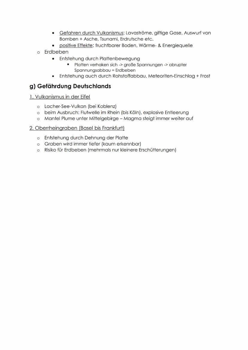 Physische Geografie/ Tektonik
a) Aufbau und Struktur des Erdkörpers
o Schalenbau der Erde
O
O
O
O
Erdschale
Erdkruste
Oberer Erdmantel
Unter