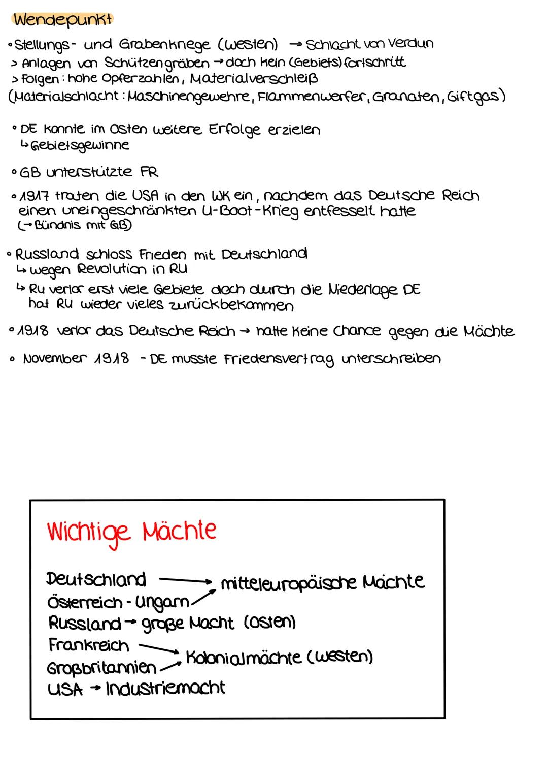 # Klausur

Im Juli 1914 führten die langjährigen Spannungen zwischen den europäischen Großmächten
zum Ausbruch des Ersten Weltkriegs. Ihn ke