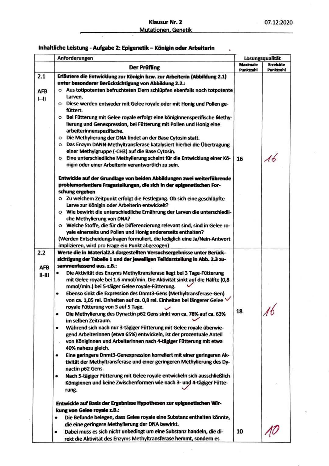 07.12.20
Biologieklausur
Phänotypisch lässt sich die Achondroplasie
durch Kleinwüchsigkeit bemerkbar machen.
Diese Menschen werden 120-135 c