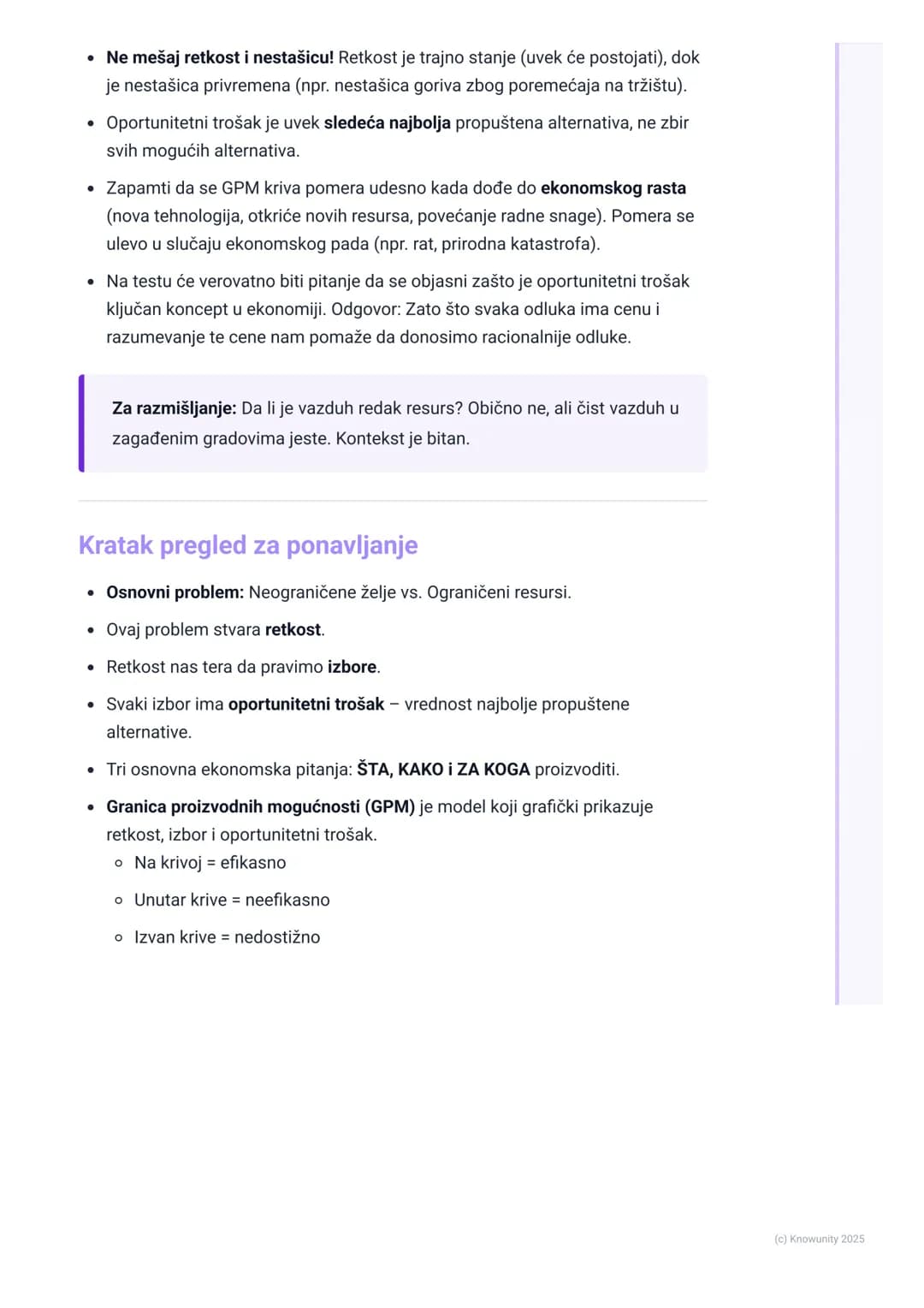 # Osnovni ekonomski problem:
Retkost i izbor

Osnovna ideja: Retkost i izbor

Sve u ekonomiji počinje jednim fundamentalnim problemom: mi ka