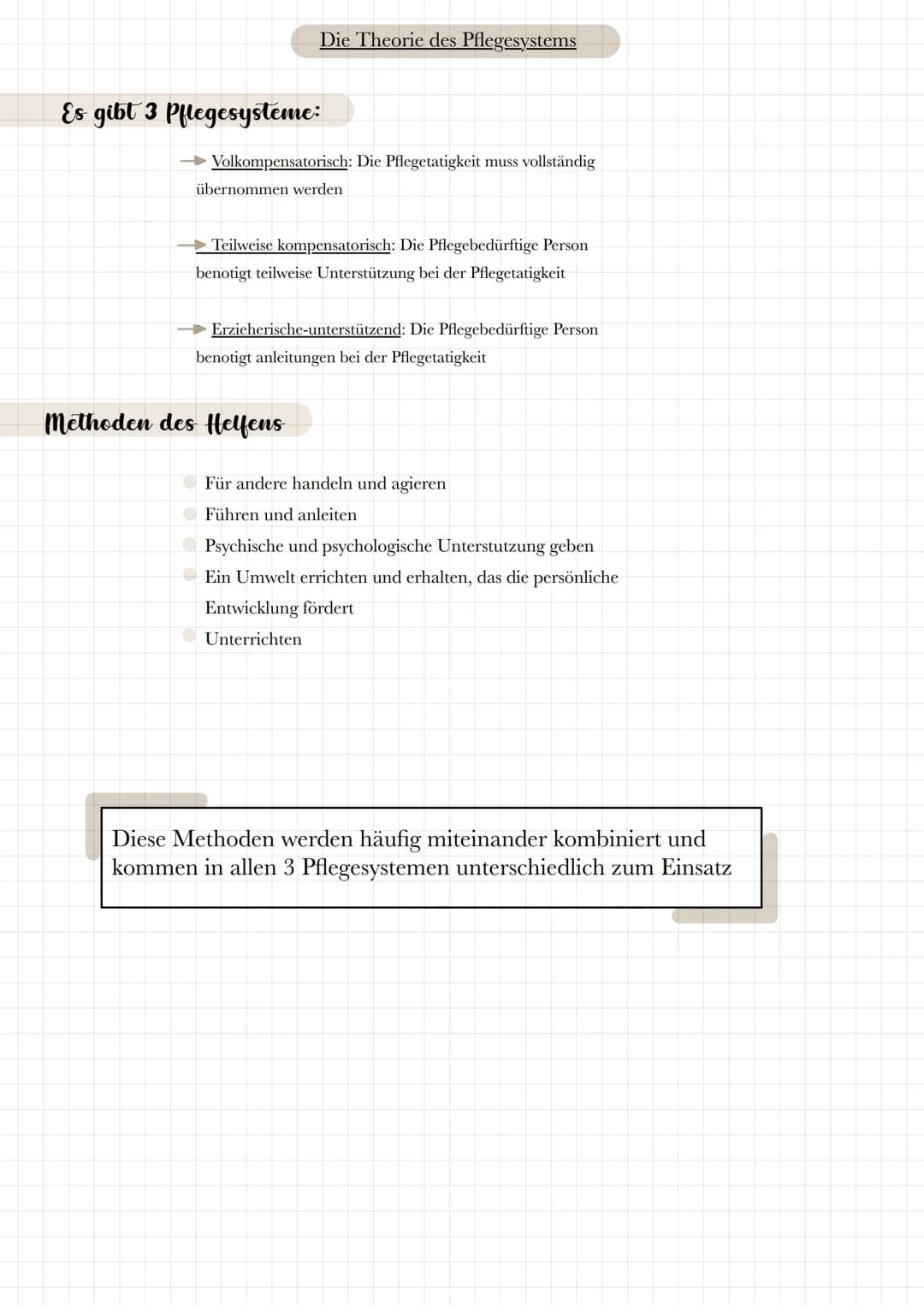 Das Selbstpflegemodell nach Orem
Die Theorie der Selbstpflege
Was ist Selbstpflege?
Die Selbstpflege umfasst alle gezielten und bewussten Ha