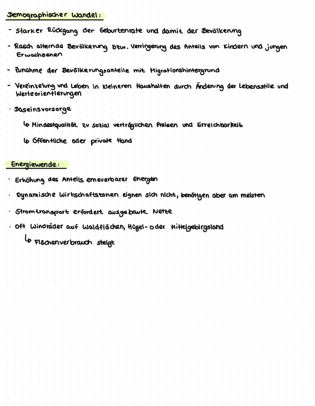 Raumordnung
Was ist Raumordnung 2
→→ Eingriffe in den Natur- und Lebensraum um die Daseinsgrundfunktionen erfüllen zu können
→ Daseinsgrundf