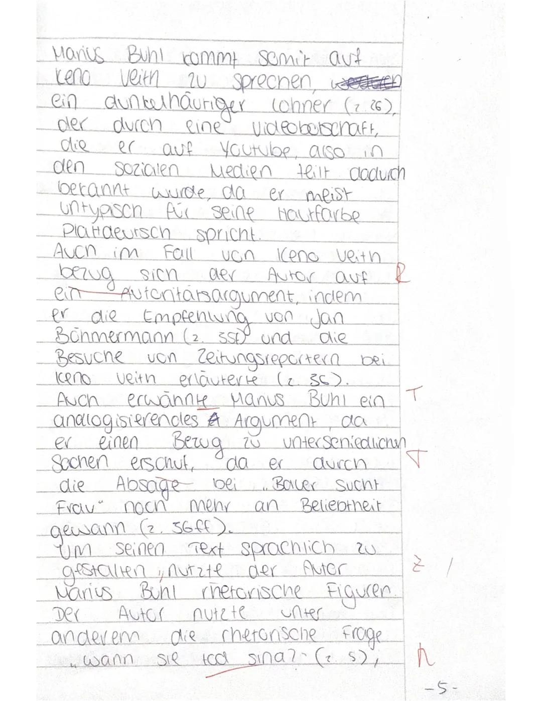 Erwartungshorizont für
a)
1
2
Darstellung
Note:
urt, Datum
Johanna
Der Schüler/die Schülerin
formuliert eine aufgabenbezogene Einleitung.
fo
