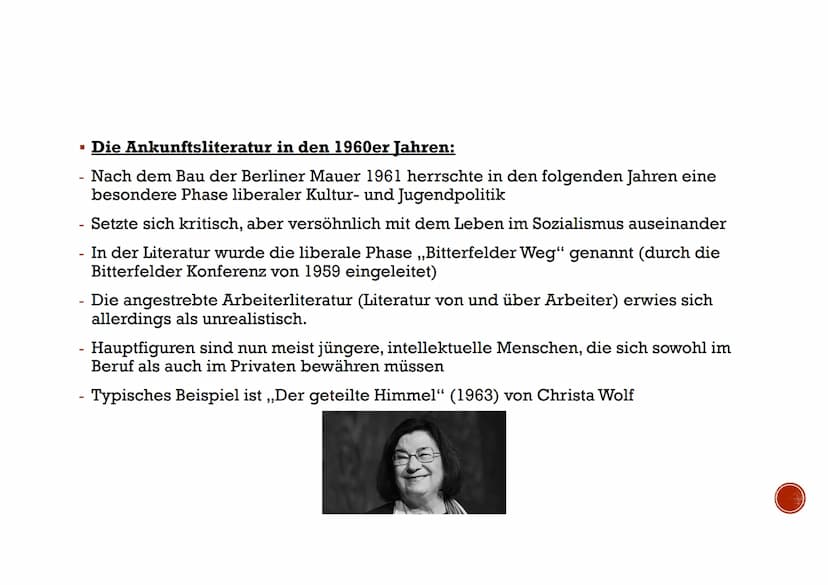LITERATUR IN DER DDR GLIEDERUNG
1. Deckblatt
2. Gliederung
3. Definition
4. Reglementierung und Zensur
5.
Die vier Phasen der DDR-Literatur
