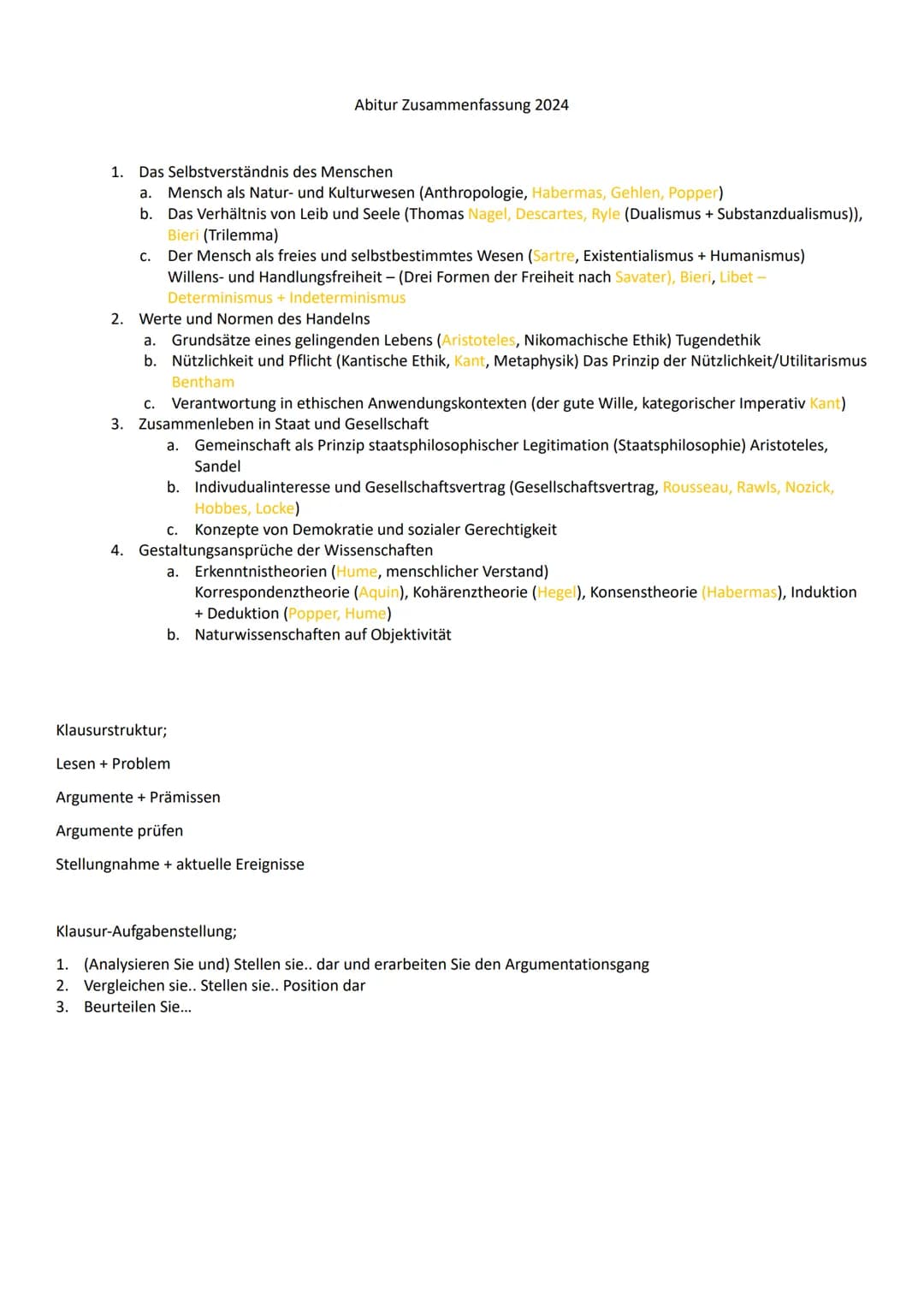 abitur.nrw
Grundkurs
Inhaltsfeld 3:
Das Selbstverständnis des
Menschen
Der Mensch als Natur- und Kultur-
wesen
Das Verhältnis von Leib und S