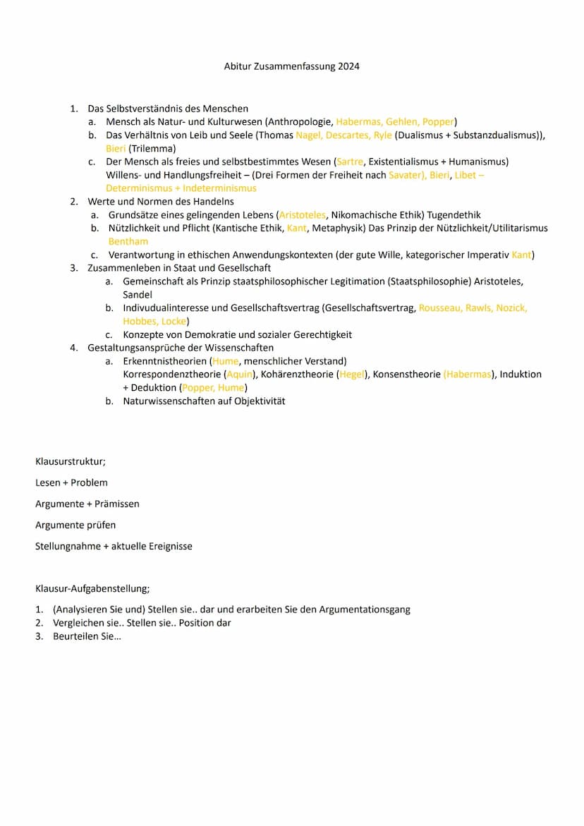 abitur.nrw
Grundkurs
Inhaltsfeld 3:
Das Selbstverständnis des
Menschen
Der Mensch als Natur- und Kultur-
wesen
Das Verhältnis von Leib und S