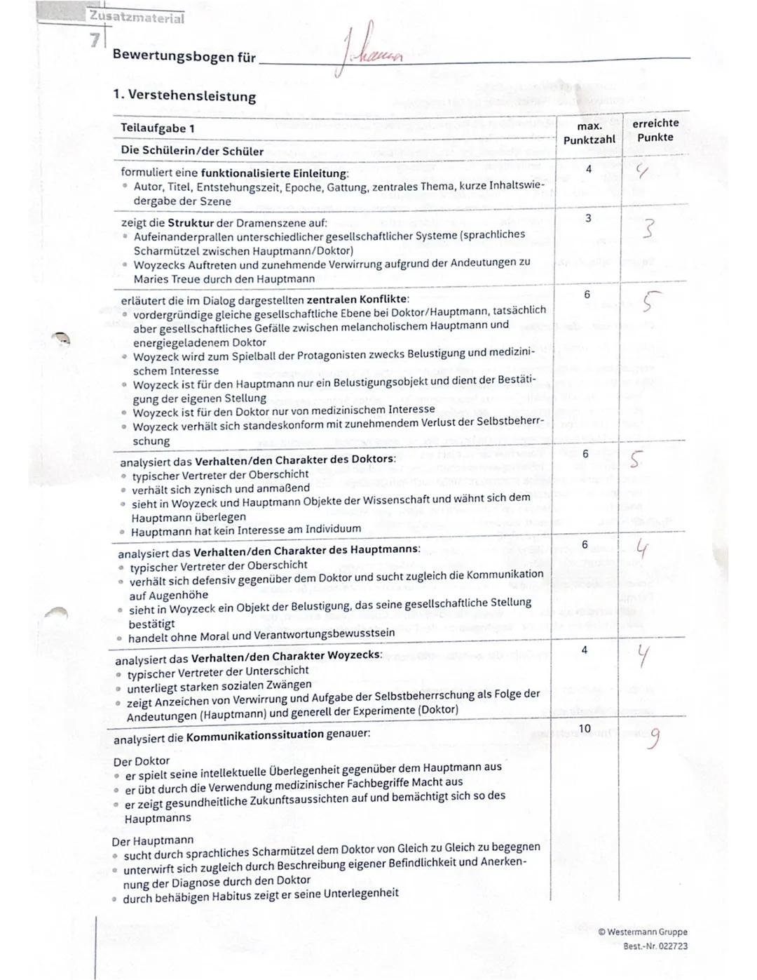 Woyzeck Klausur: PDFs, Szenenanalyse und Erörterungen für die Oberstufe