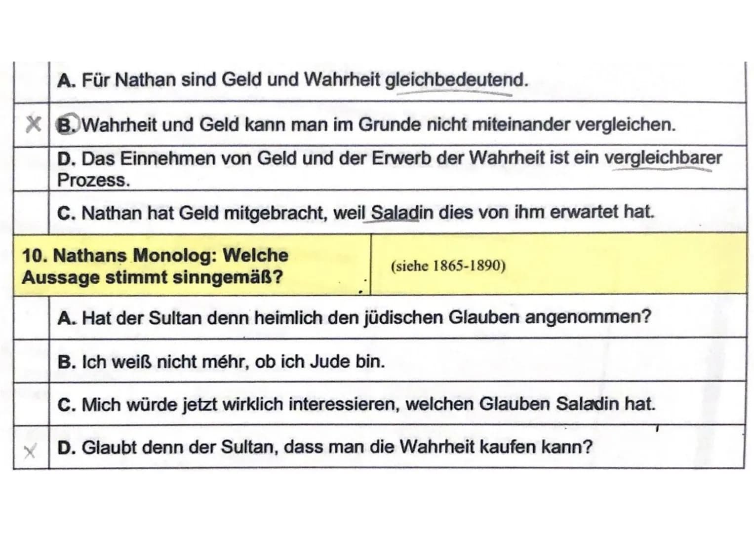 ?
Beantworten Sie diese Fragen mithilfe des Textes. Die Auswertung zeigt Ihnen,
ob Sie Feinheiten des Textes richtig verstehen.
-Ach! Rechas