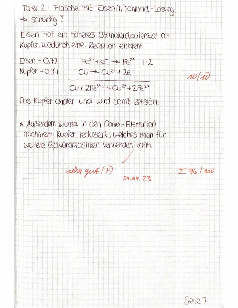 Klausur Nr. 1
22.09.2023
Chemie Q1 GK1
Aufgabe 1:
Früher lag die Hauptverwendung von reinem Zinn (Sn) in der Herstellung von
Geschirr. Das M