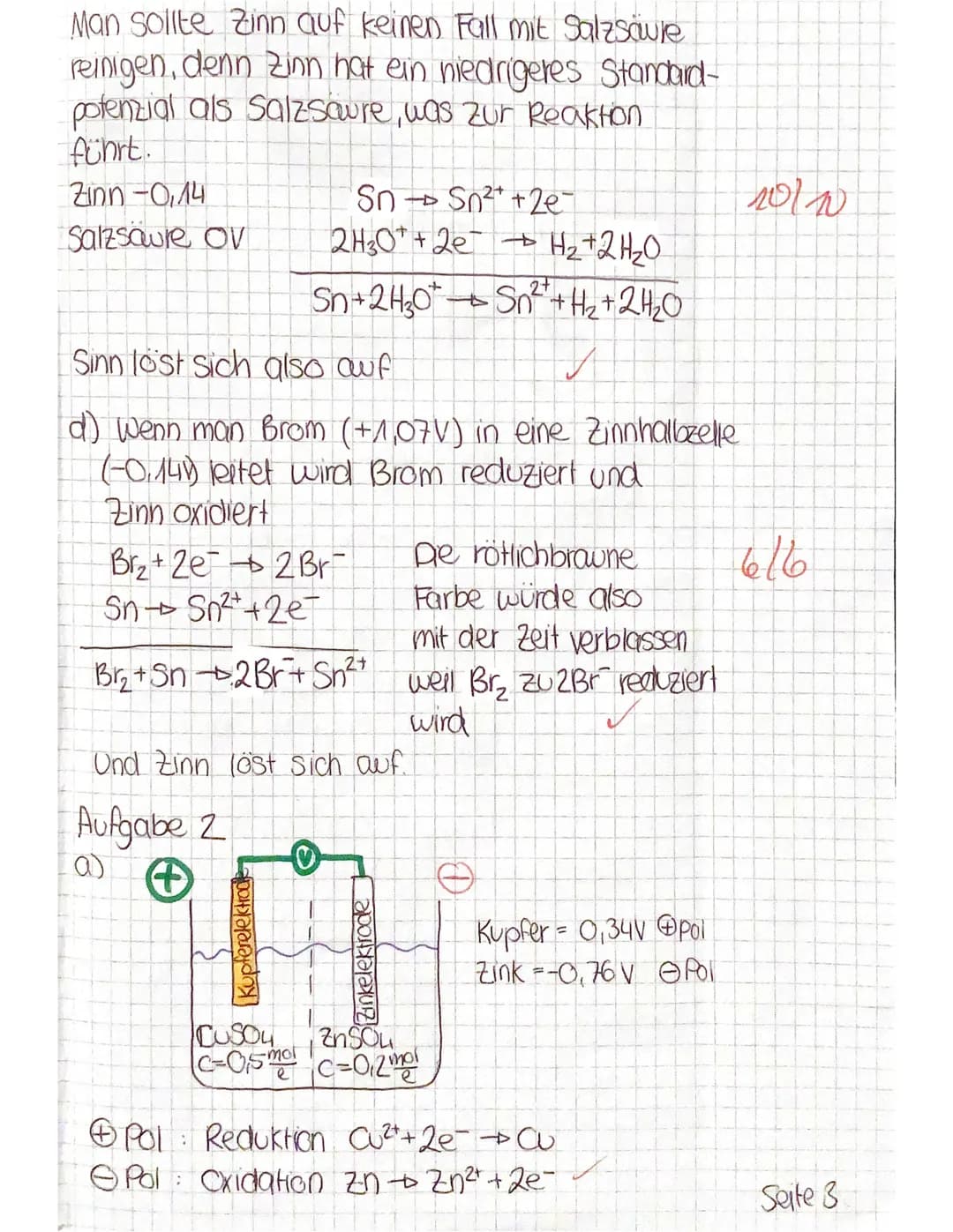 Klausur Nr. 1
22.09.2023
Chemie Q1 GK1
Aufgabe 1:
Früher lag die Hauptverwendung von reinem Zinn (Sn) in der Herstellung von
Geschirr. Das M