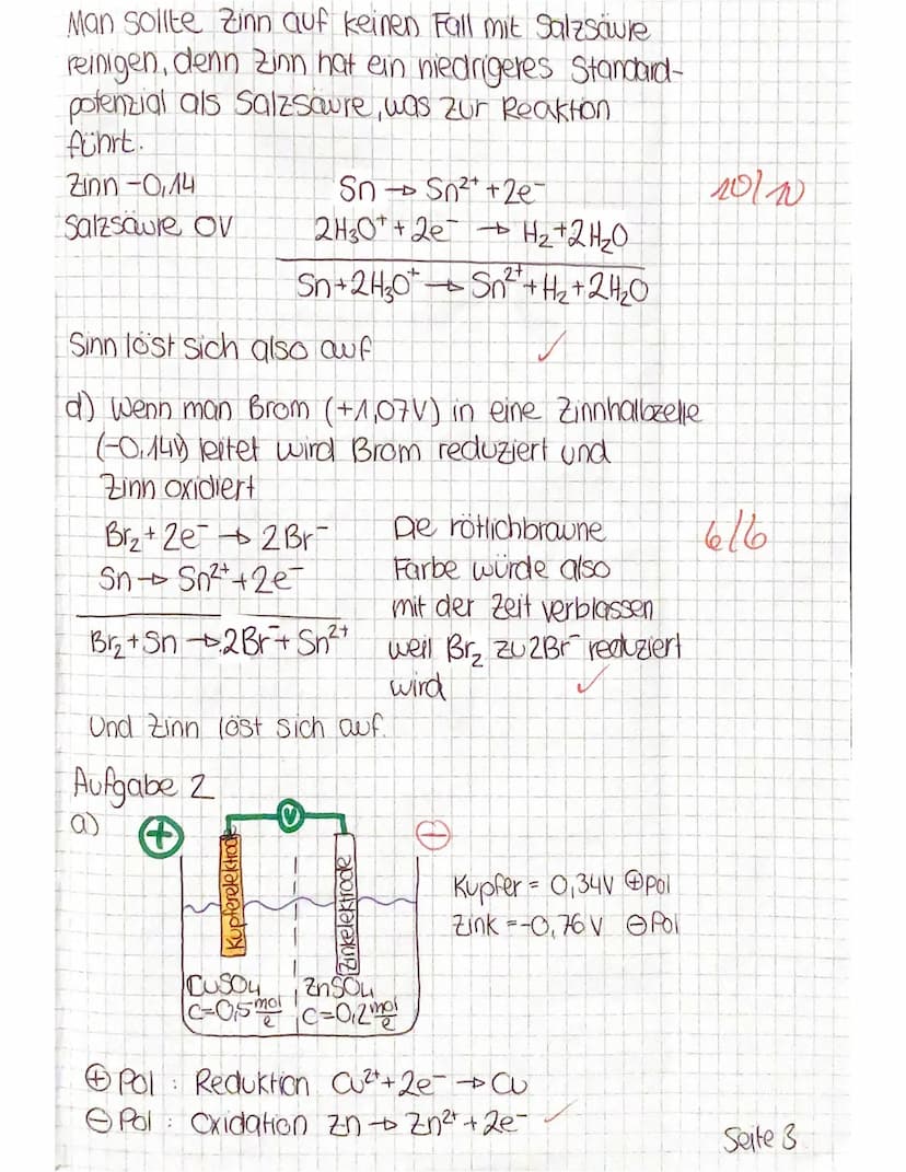 Klausur Nr. 1
22.09.2023
Chemie Q1 GK1
Aufgabe 1:
Früher lag die Hauptverwendung von reinem Zinn (Sn) in der Herstellung von
Geschirr. Das M