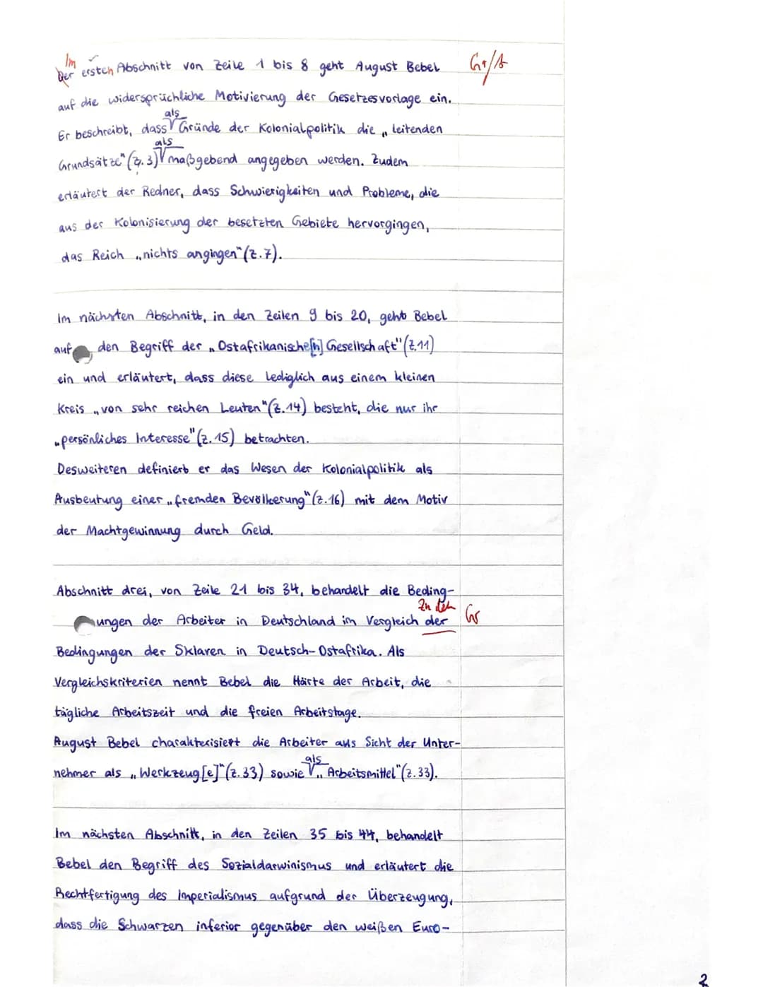 7.1-8
LK Geschichte Q1
Klausur Nr.3
August Bebel: Reichstagsrede zur Kolonialpolitik
in Deutsch-Ostafrika¹ (26. Januar 1889)
Jill
Zum Autor: