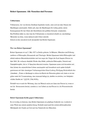 Know Robert Spaemann: Alle Menschen sind Personen thumbnail