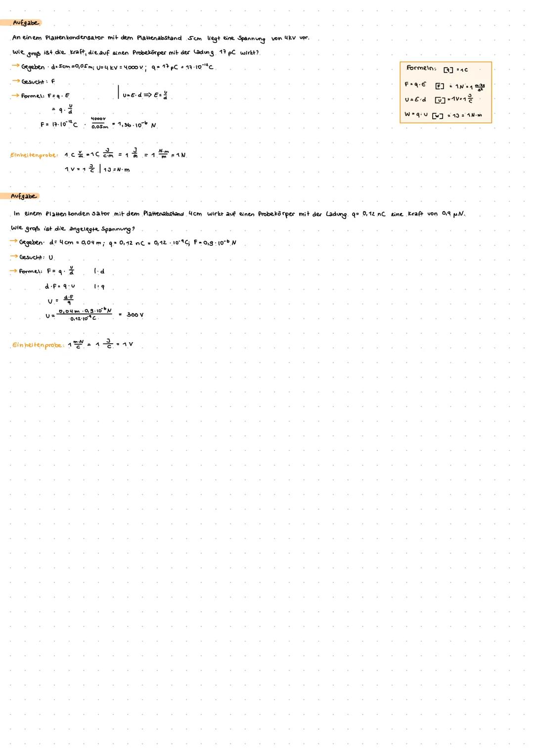 ELEKTRISCHES FELD
Symbol: Q Felderzeugende cadung
9 Probeladung, Ladung eines Teilchens.
Einheit: Coulomb Abkürzung. C
[a] = 1c
Das elektris