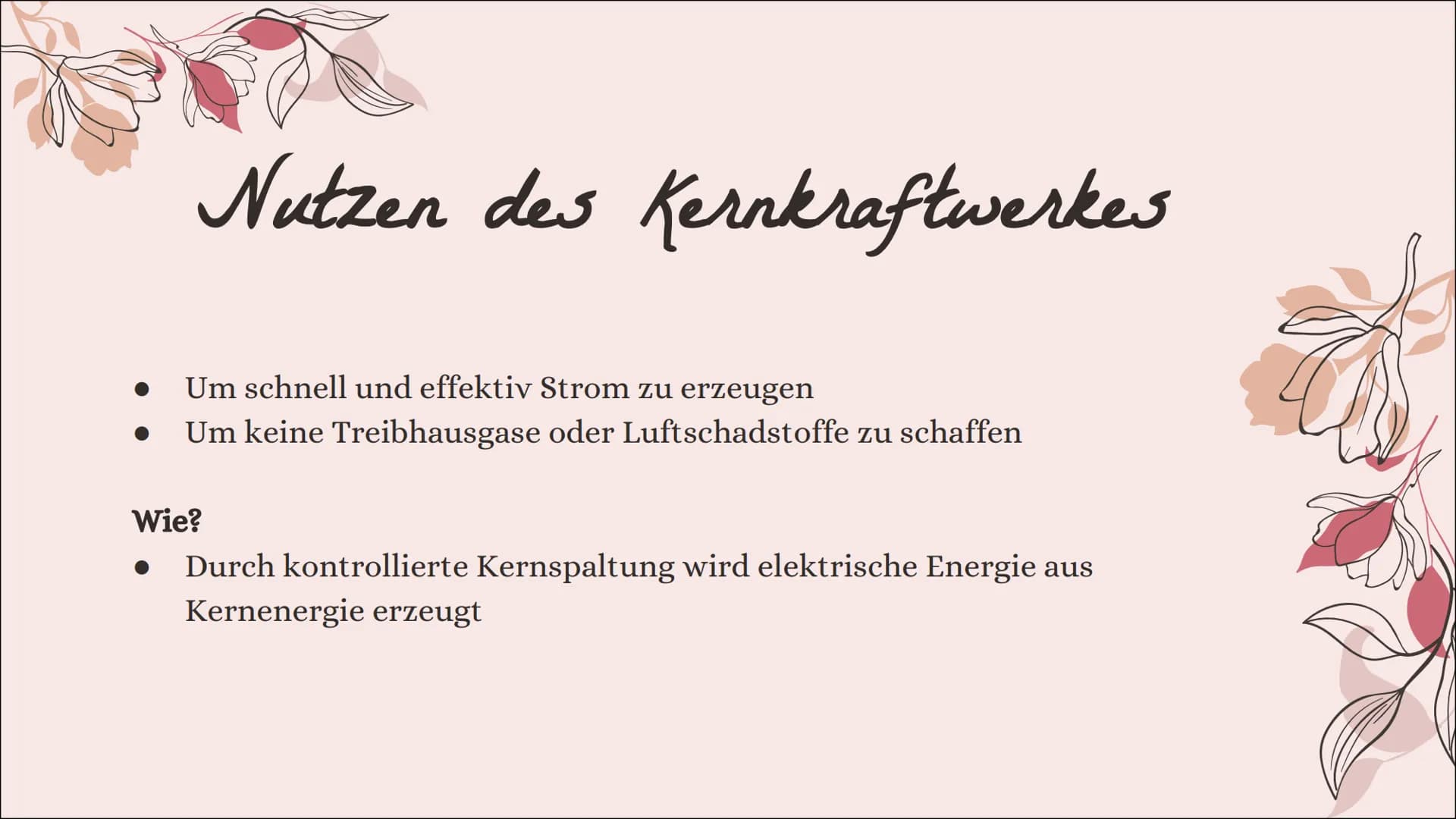 Kernkraftwerk
Von @ceren_sivb 1.
Inhaltsverzeichnis
Nutzen des Kernkraftwerkes
Aufbau eines Kernkraftwerkes
Primärkreislauf
4. Brennstäbe
5.