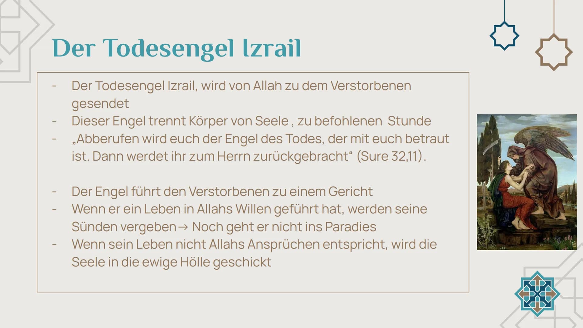 PA
YA
Der
Tod im
Islam
von: Chanel, Matilda,
Finn und Adetayo
YA Inhaltsverzeichnis
3-4 Das Leben
Sünden, Vergebung
und Sinn
8-9 Hölle
Ausse