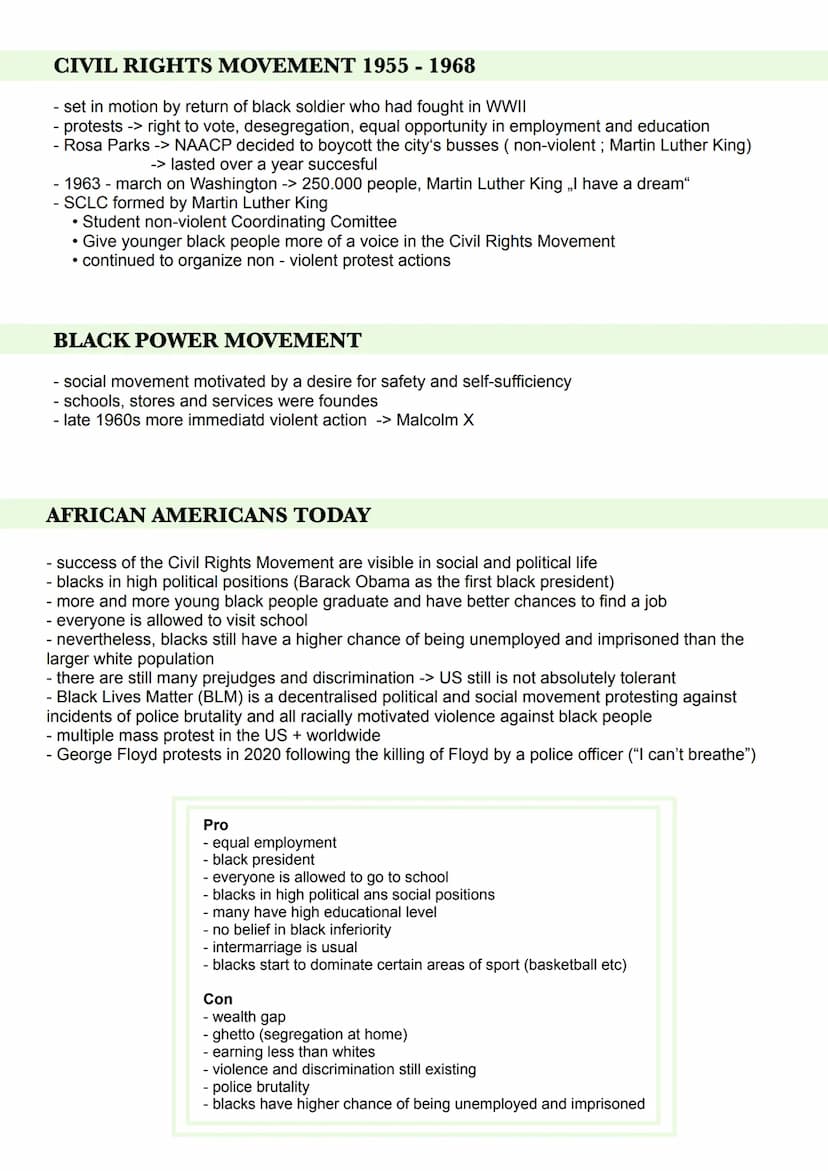 TIMELINE
AFRICAN AMERICANS
1562-
1783-
1807 -
1861 1865 - Civil War
1865-
1876-
1955-1968 -
1960s -
first slave ship arrives in America
Brit