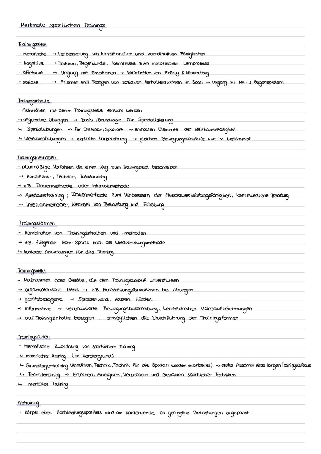 Sport Klausur Nr.1 Q1
Themen:
· Strukturmodell Kondition (Kraft, Schnelligkeit, Ausdauer, Beweglichkeit und deren Ausdifferenzierung)
- Spor