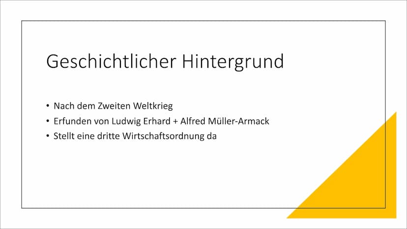 SOZIALE
MARKT
WIRTSCHAFT
Annalena, Hanna, Leon Inhaltsverzeichnis
Definition
Geschichtlicher Hintergrund
Ludwig Erhard
• Alfred Müller-Armac