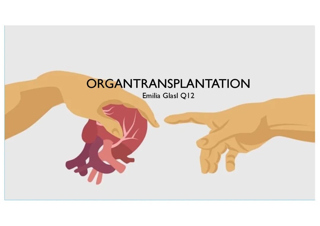 Organspende bzw. Organtransplantation und Sicht des Christentums