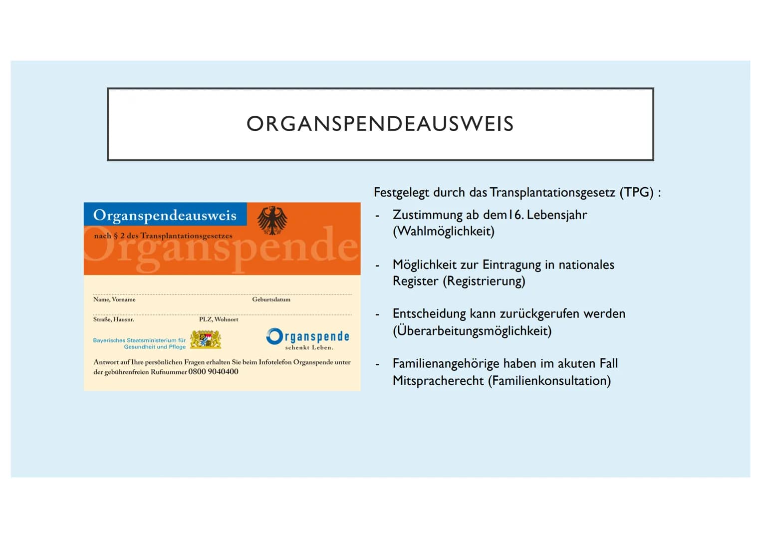 ORGANTRANSPLANTATION
Emilia Glasl Q12 Ist es moralisch vertretbar das Leben eines Menschen durch die
Entnahme eines Organs eines anderen Men