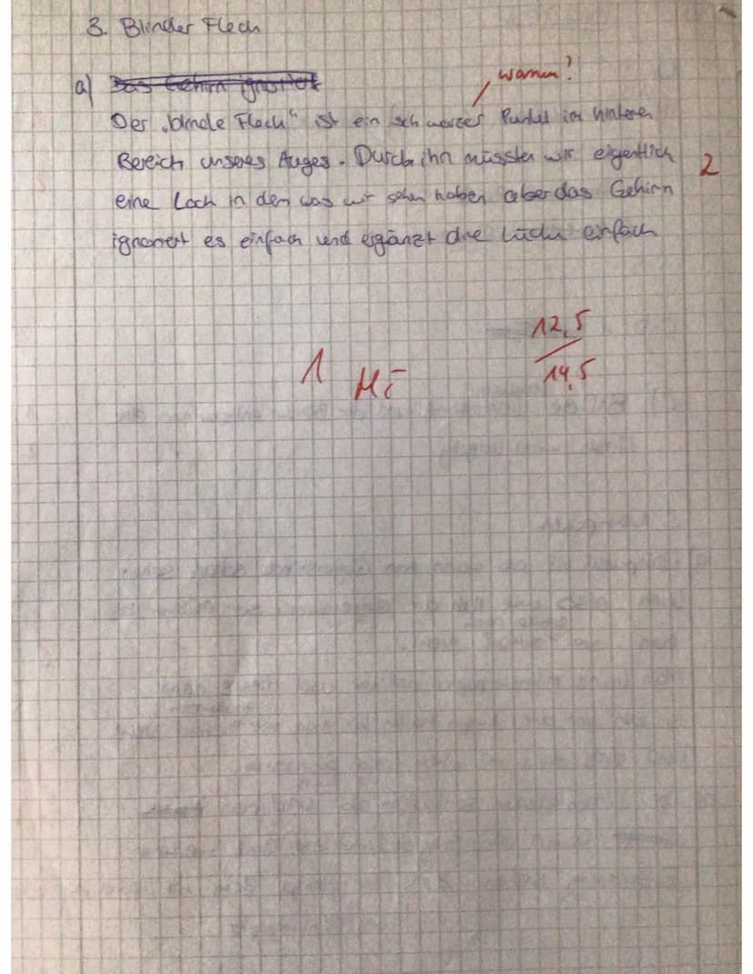 Biologietest Nr. 1
Name: Ida B.
Datum: 23.11.18
1. In den Abbildungen sind der vordere Augenteil im schematischen Längsschnitt und die Linse