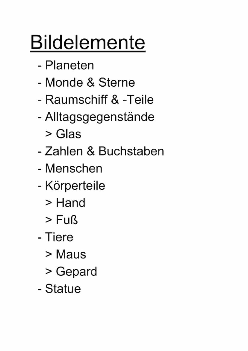 Der Psalm Salomos
Darstellung des Weltalls
tot
zerstört
gefährlich/bedrohlich
verflucht
Handlungen der Menschen
sterben
fliegen & fliehen
wo