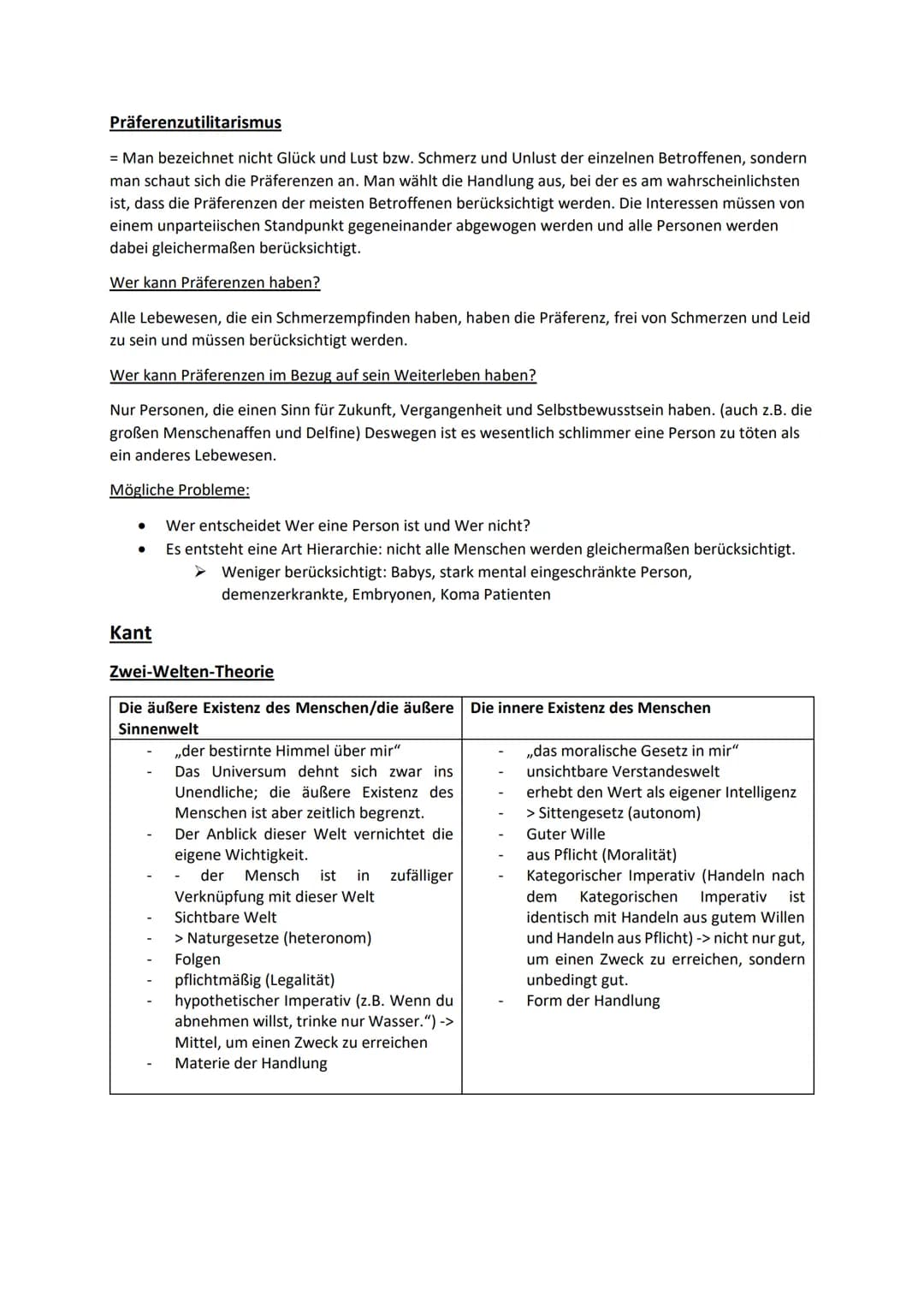 Utilitarismus vs Kant: Einfach erklärt und Beispiele