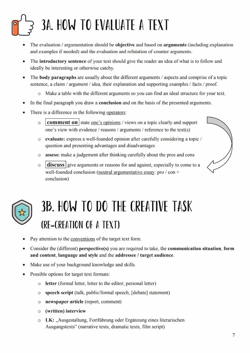 ESSAY WRITING
GENERAL ESSAY WRITING TIPPS:
1. Read the tasks carefully and visually highlight all the important aspects.
2. Annotate the tex