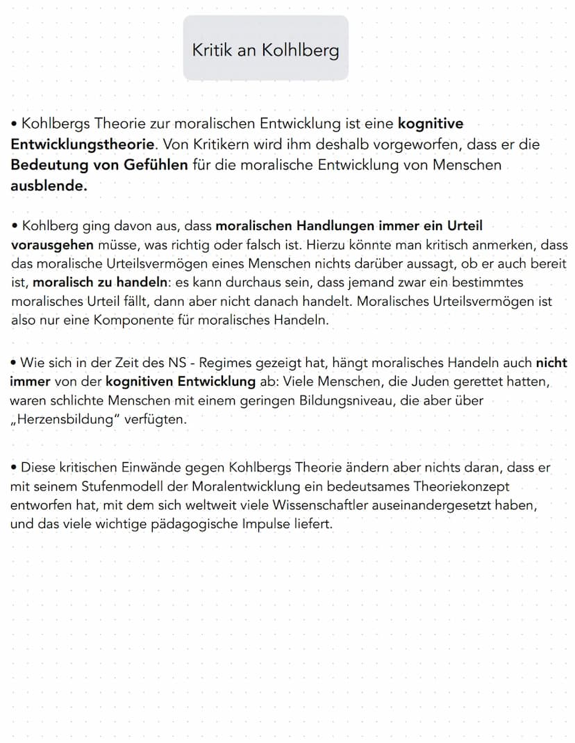 Lawrence Kohlberg
Stufenmodell der moralischen Entwicklung
Biografie
> *1927 †1987
> US-amerikanischer Professor und Psychologe
> 1948: Stud