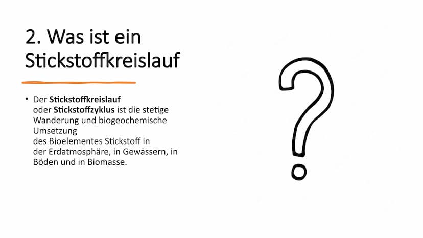 Stickstoffkreislauf Gliederung
1. Das Element Stickstoff
2. Was ist ein Stickstoffkreislauf
3. Stickstoffkreislauf
3.1 Stickstofffixierung
3