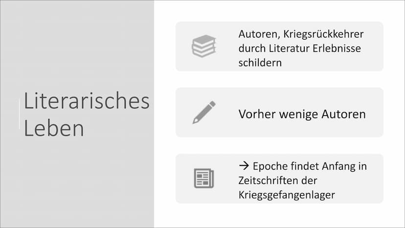 S
Trümmerliteratur
Hannah Schmitt, DEGK02 MAY, 07.12.2021 Gliederung
Hintergrund
Historischer Kontext
Literarisches Leben
Themen u. Motive
S
