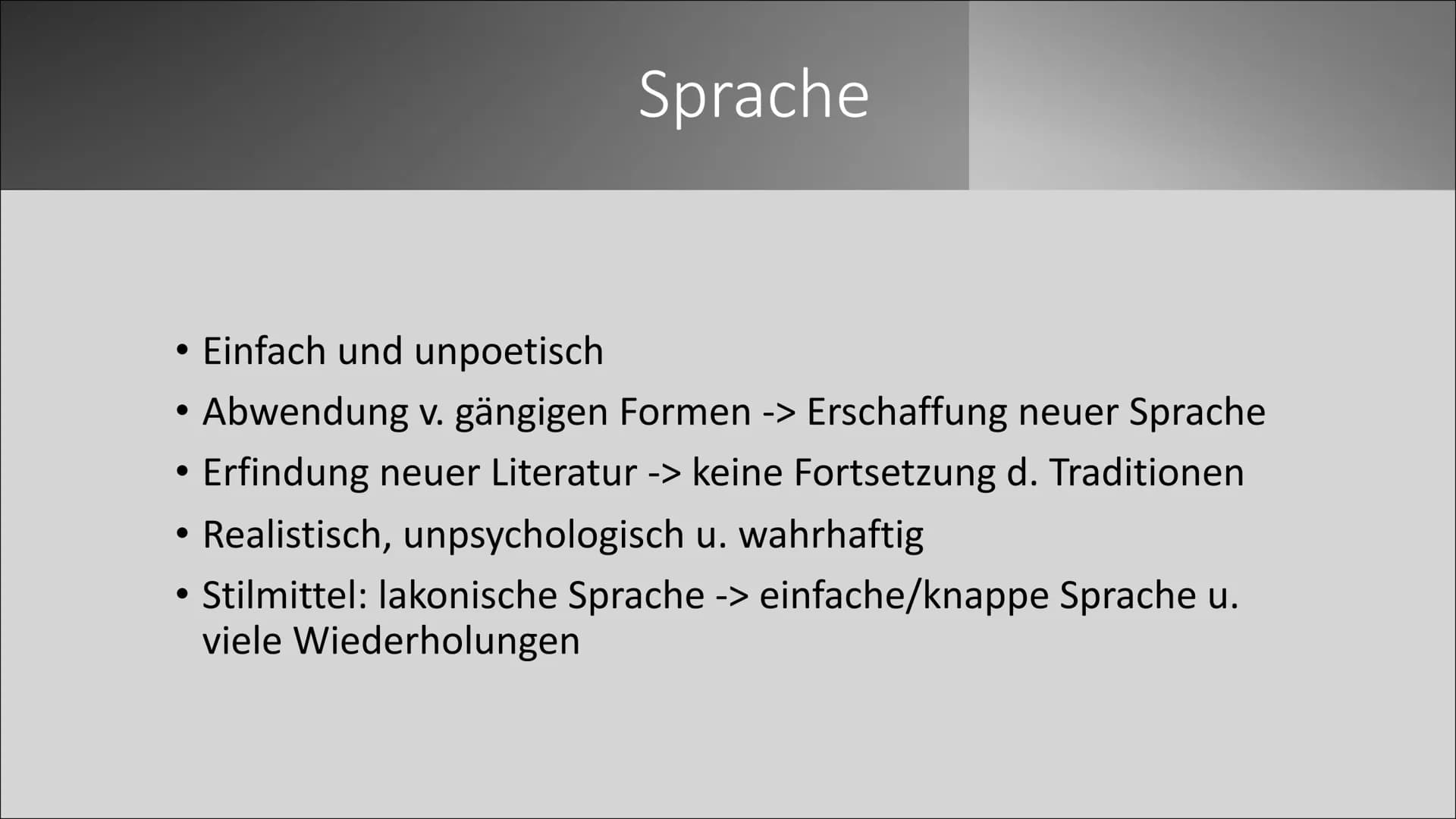S
Trümmerliteratur
Hannah Schmitt, DEGK02 MAY, 07.12.2021 Gliederung
Hintergrund
Historischer Kontext
Literarisches Leben
Themen u. Motive
S