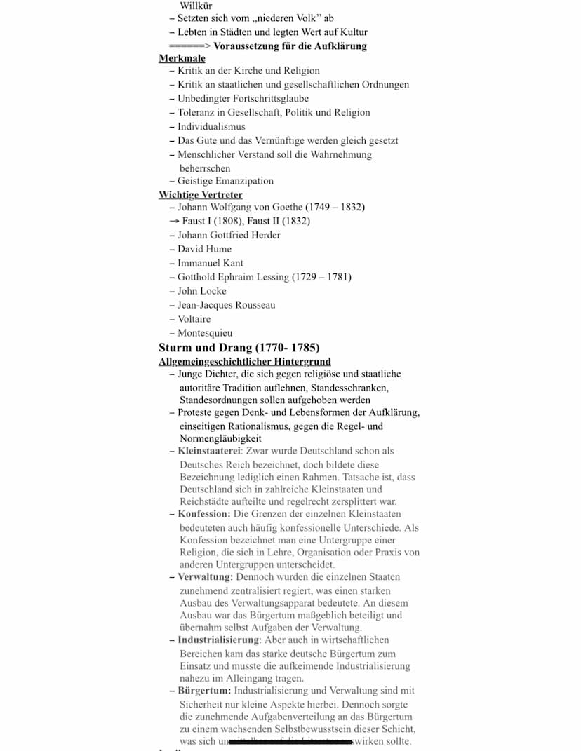 Deutsch Abitur Lernzettel
- Epochen Merkmale
Klassik/Weimarer Klassik (ca. 1775-1805)
Motive
- Mensch wird durch die Veranschaulichung des "