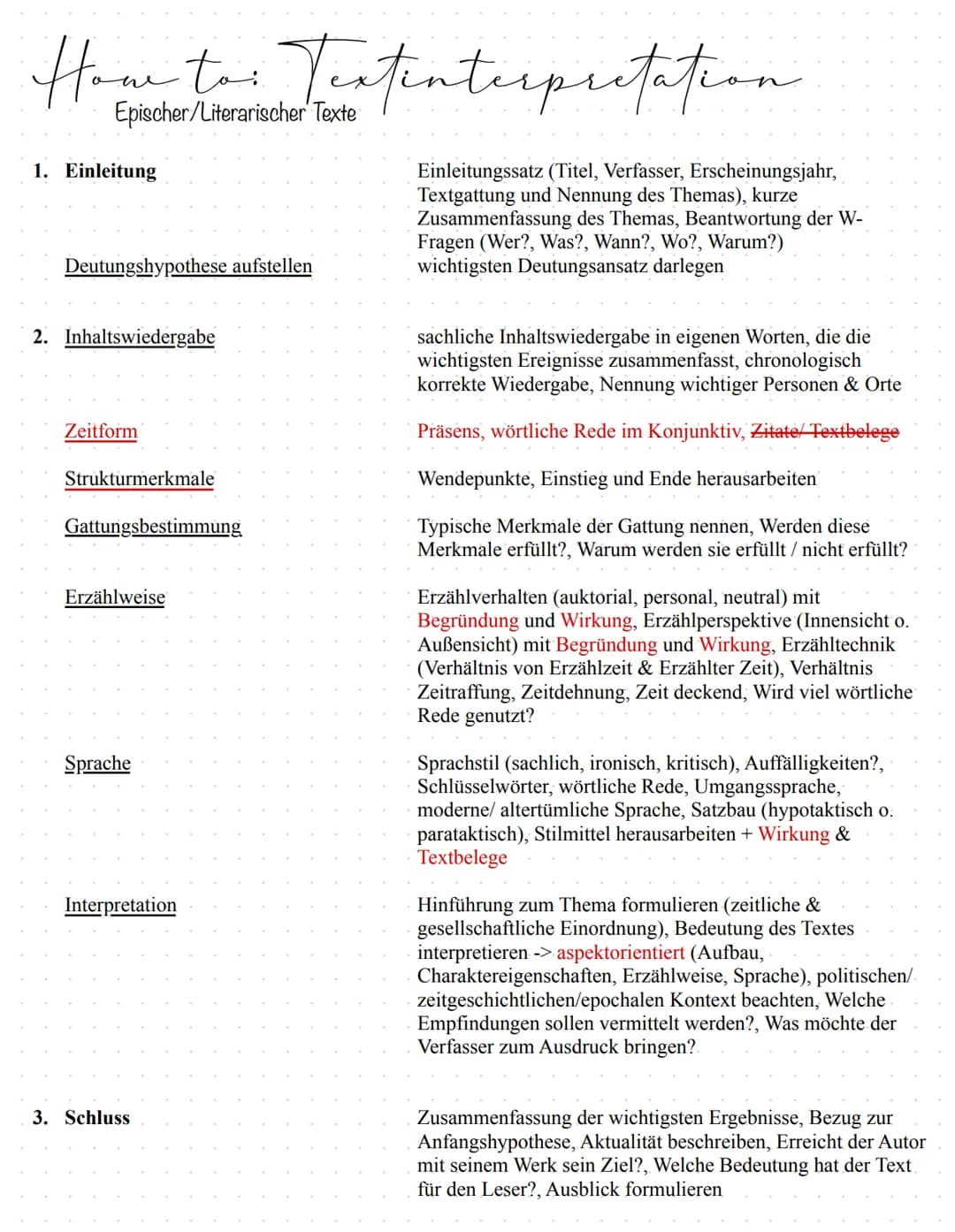 Hauptfil
How to: Sachtextanalyse
1. Einleitung
Einleitungssatz (Titel, Autor, Erscheinungsjahr und Ort, Verlag) Thema, Motiv und den Inhalt 