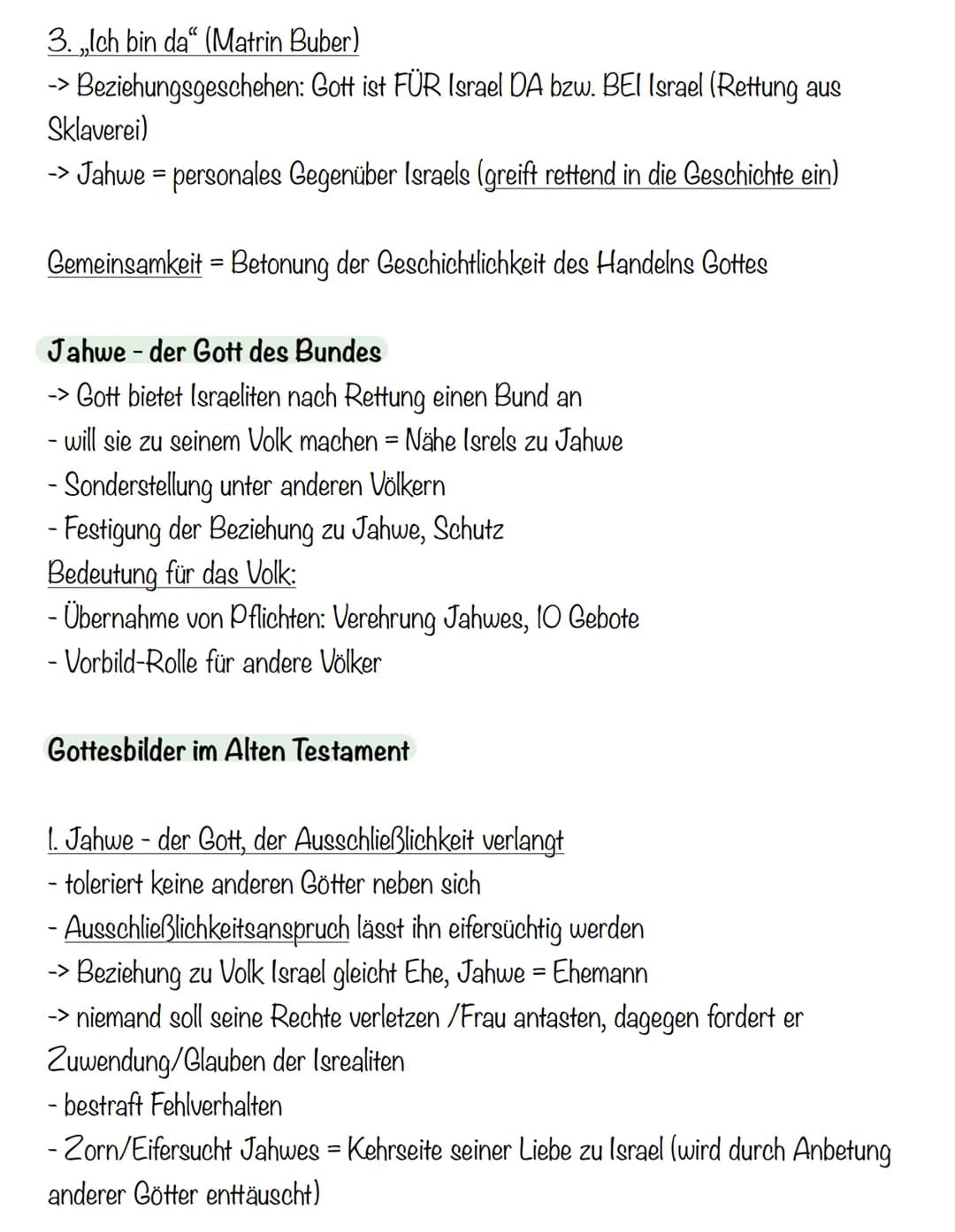 1. Gottesbilder
Die Vielfalt biblischer Gottesbilder
- einerseits Verbot in der Bibel, sich von Gott Bild/Gleichnis zu machen
- andererseits