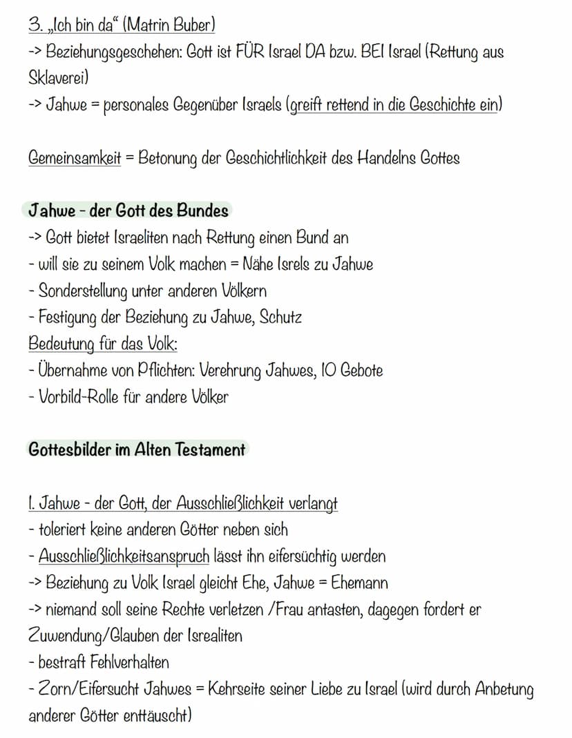 1. Gottesbilder
Die Vielfalt biblischer Gottesbilder
- einerseits Verbot in der Bibel, sich von Gott Bild/Gleichnis zu machen
- andererseits