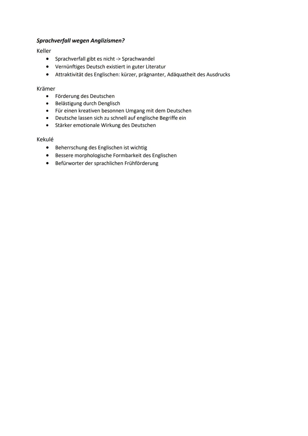 Abitur - Deutsch
Inhaltsfeld Sprache
• Spracherwerbsmodelle
• Sprachgeschichtlicher Wandel
• Verhältnis von Sprache Denken und Wirklichkeit: