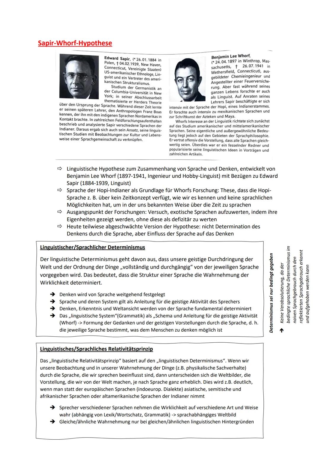 Abitur - Deutsch
Inhaltsfeld Sprache
• Spracherwerbsmodelle
• Sprachgeschichtlicher Wandel
• Verhältnis von Sprache Denken und Wirklichkeit: