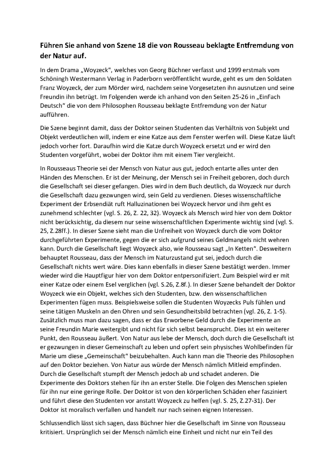 Woyzeck-Rousseau Szene 18