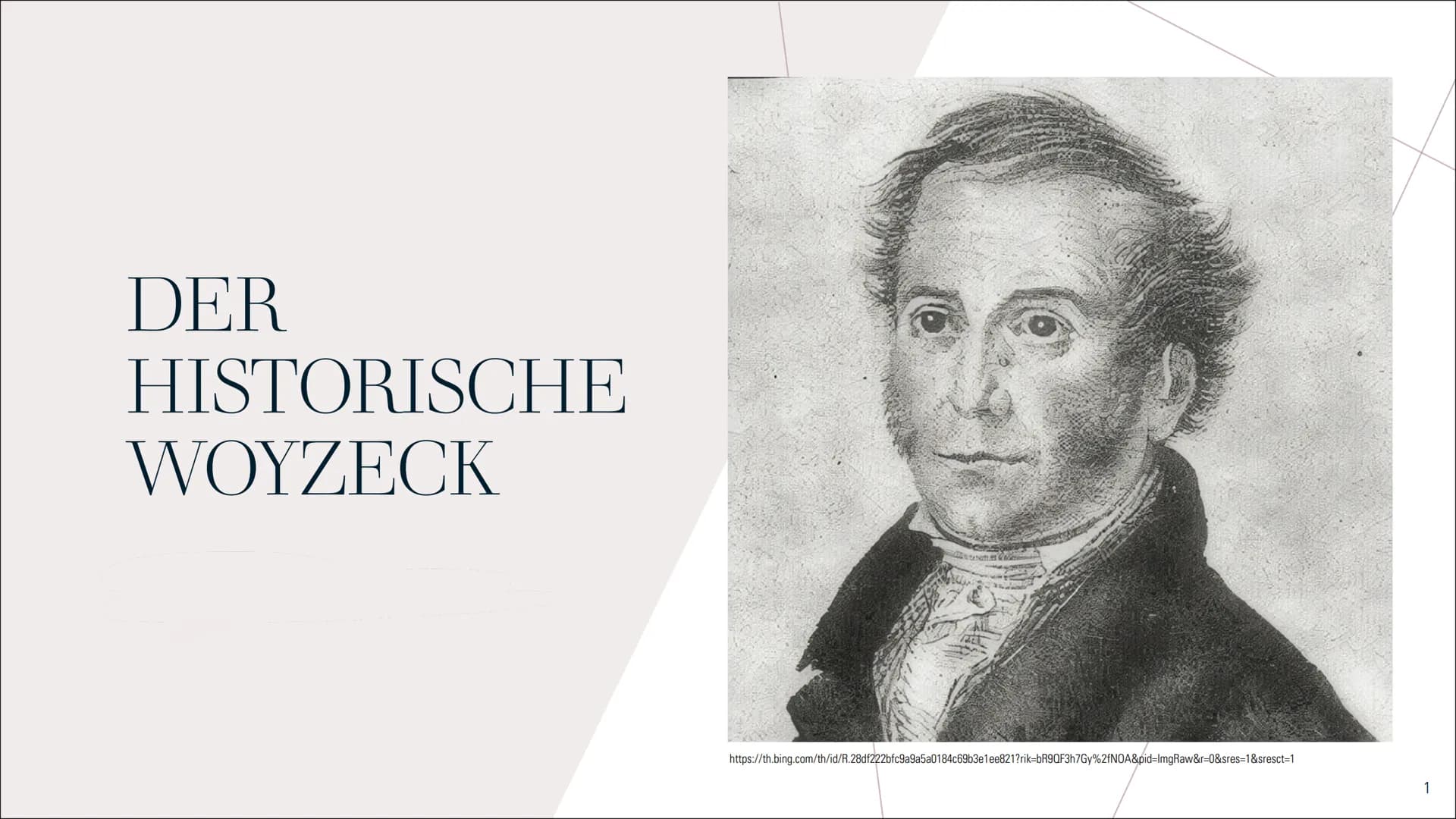 DER
HISTORISCHE
WOYZECK
https://th.bing.com/th/id/R.28df222bfc9a9a5a0184c69b3e1ee821?rik-bR9QF3h7Gy%2fNOA&pid=ImgRaw&r=0&sres=1&sresct=1
1 T